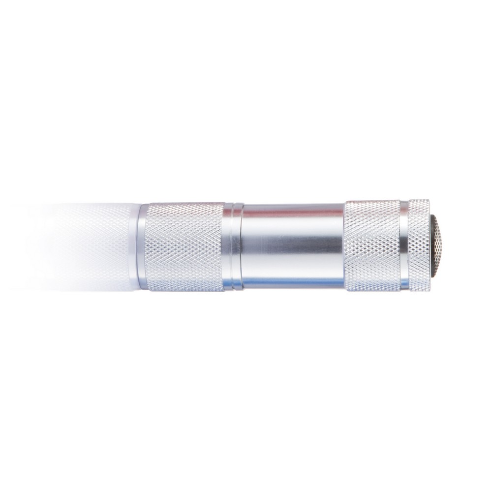 Latarka aluminiowa 9 LED Quattro - gadżet reklamowy - Latarki i lampki z nadrukiem logo | VEBI - zdjęcie 19
