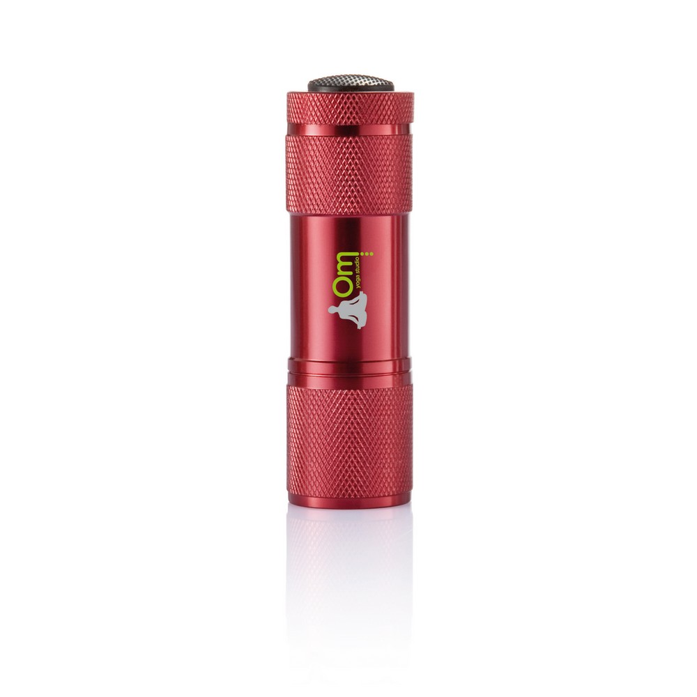 Latarka aluminiowa 9 LED Quattro - gadżet reklamowy - Latarki i lampki z nadrukiem logo | VEBI - zdjęcie 10