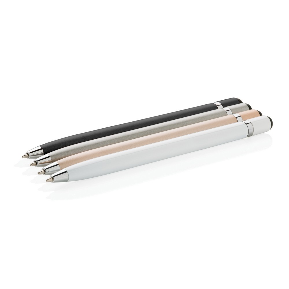 Długopis aluminiowy touch pen z tampodrukiem - Touch pen z nadrukiem logo | VEBI - zdjęcie 6