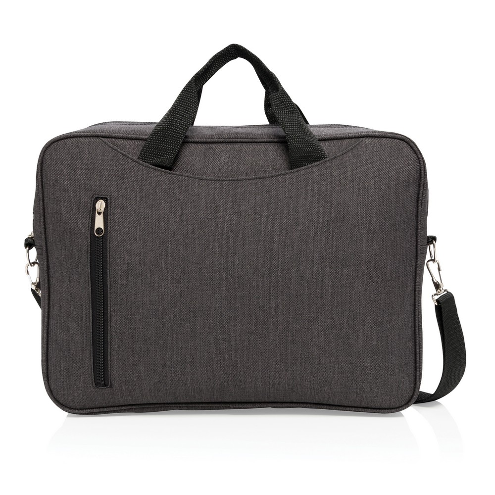 Torba na laptop 15" z poliestru - ekologiczna ochrona sprzętu - Torby i plecaki na laptopy z nadrukiem logo | VEBI - zdjęcie 4