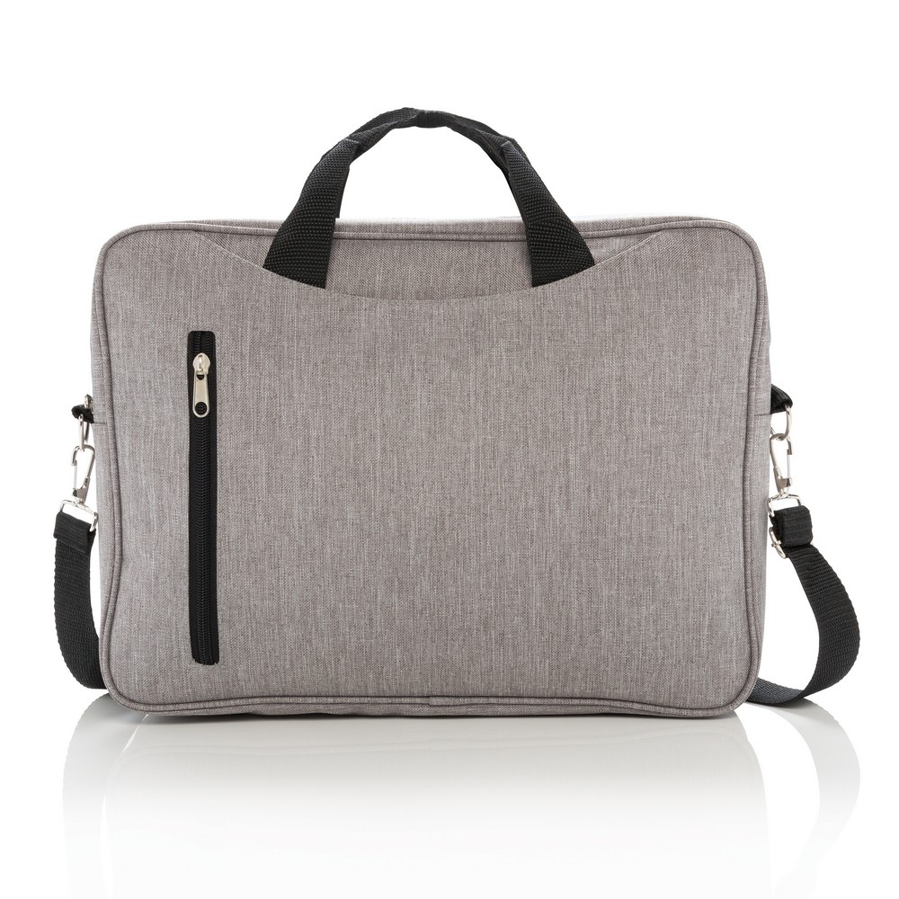 Torba na laptop 15" z poliestru - ekologiczna ochrona sprzętu - Torby i plecaki na laptopy z nadrukiem logo | VEBI - zdjęcie 13