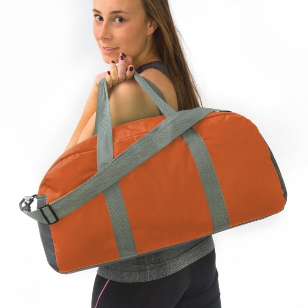 Torba sportowa GASPAR z nadrukiem logo - wytrzymały poliester 600D - zdjęcie 3