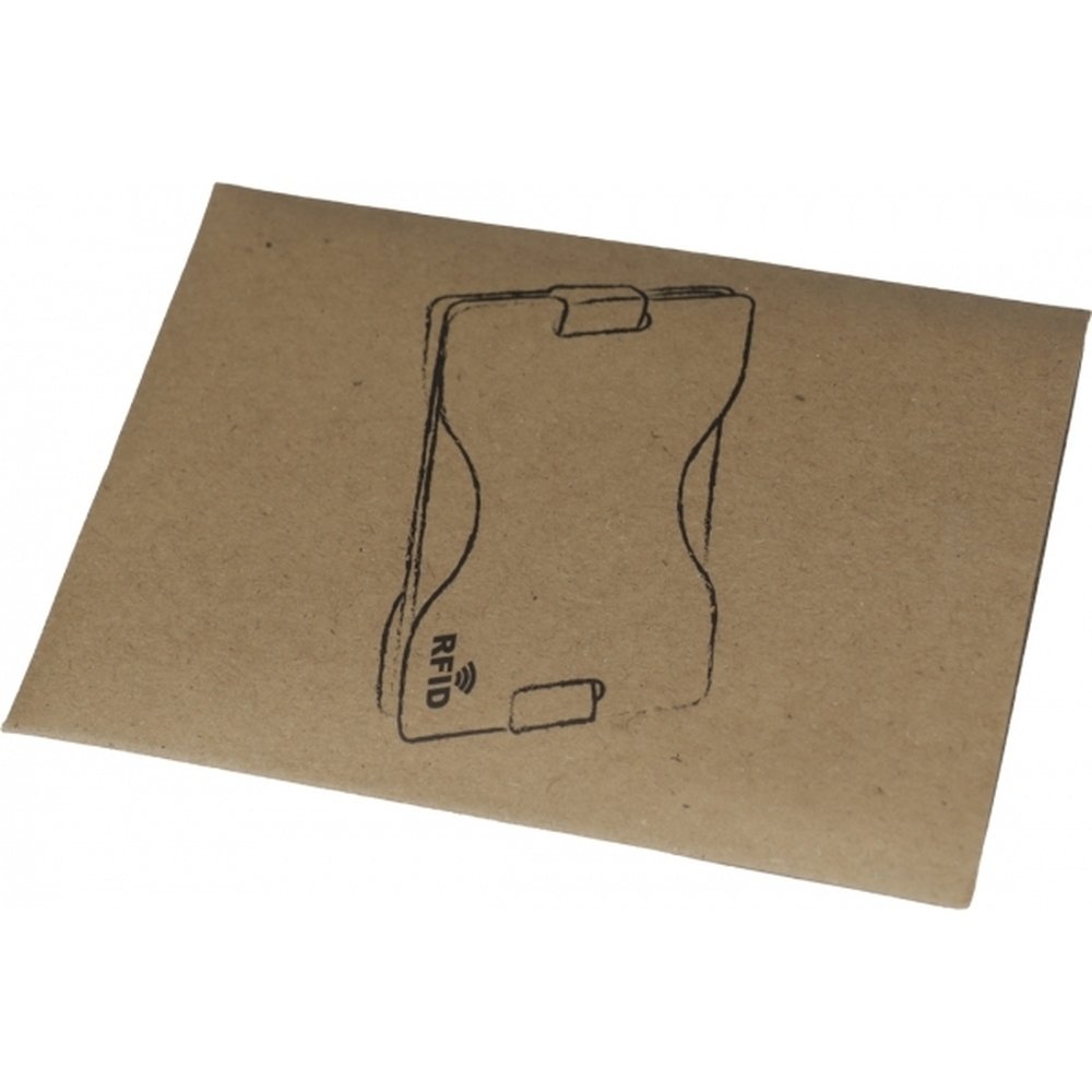 Aluminiowe etui na karty z ochroną RFID GLADSTONE - Etui na karty i wizytówki z nadrukiem logo | VEBI - zdjęcie 4