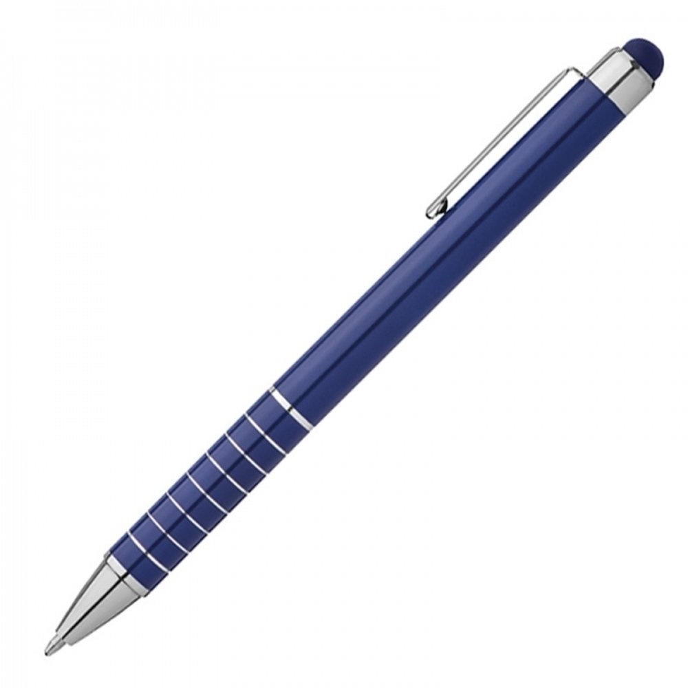 Długopis metalowy z touch pen LUEBO - eleganckie pisanie i obsługa ekranów - Touch pen z nadrukiem logo | VEBI - zdjęcie 17