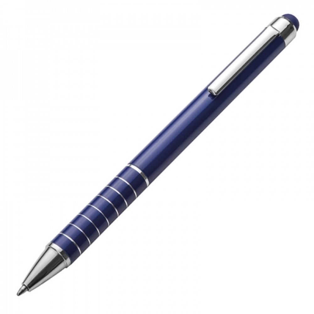 Długopis metalowy z touch pen LUEBO - eleganckie pisanie i obsługa ekranów - Touch pen z nadrukiem logo | VEBI - zdjęcie 19