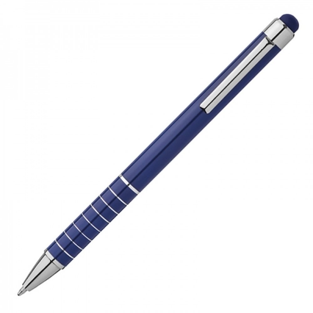 Długopis metalowy z touch pen LUEBO - eleganckie pisanie i obsługa ekranów - Touch pen z nadrukiem logo | VEBI - zdjęcie 20