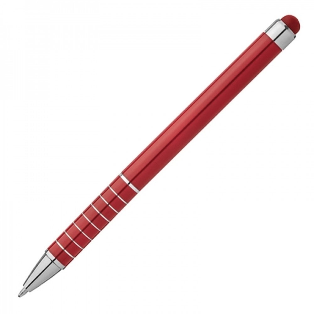 Długopis metalowy z touch pen LUEBO - eleganckie pisanie i obsługa ekranów - Touch pen z nadrukiem logo | VEBI - zdjęcie 16