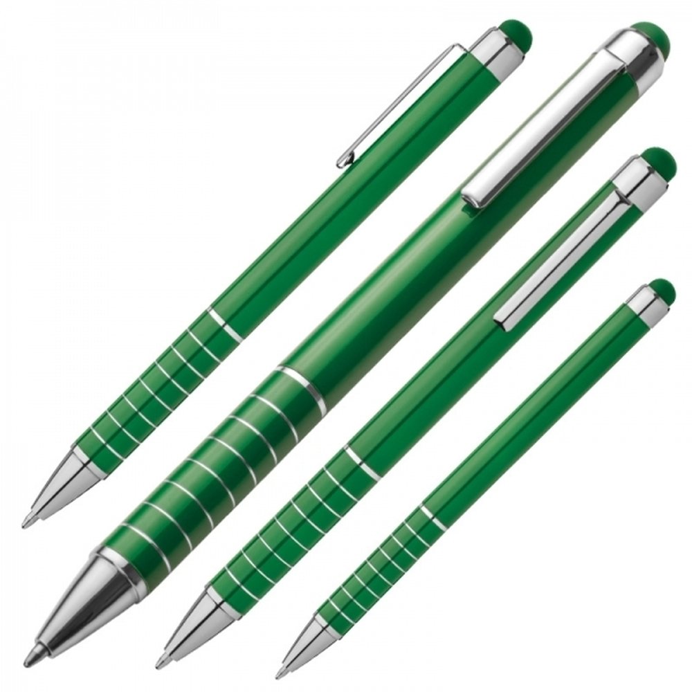 Długopis metalowy z touch pen LUEBO - eleganckie pisanie i obsługa ekranów - Touch pen z nadrukiem logo | VEBI - zdjęcie 24