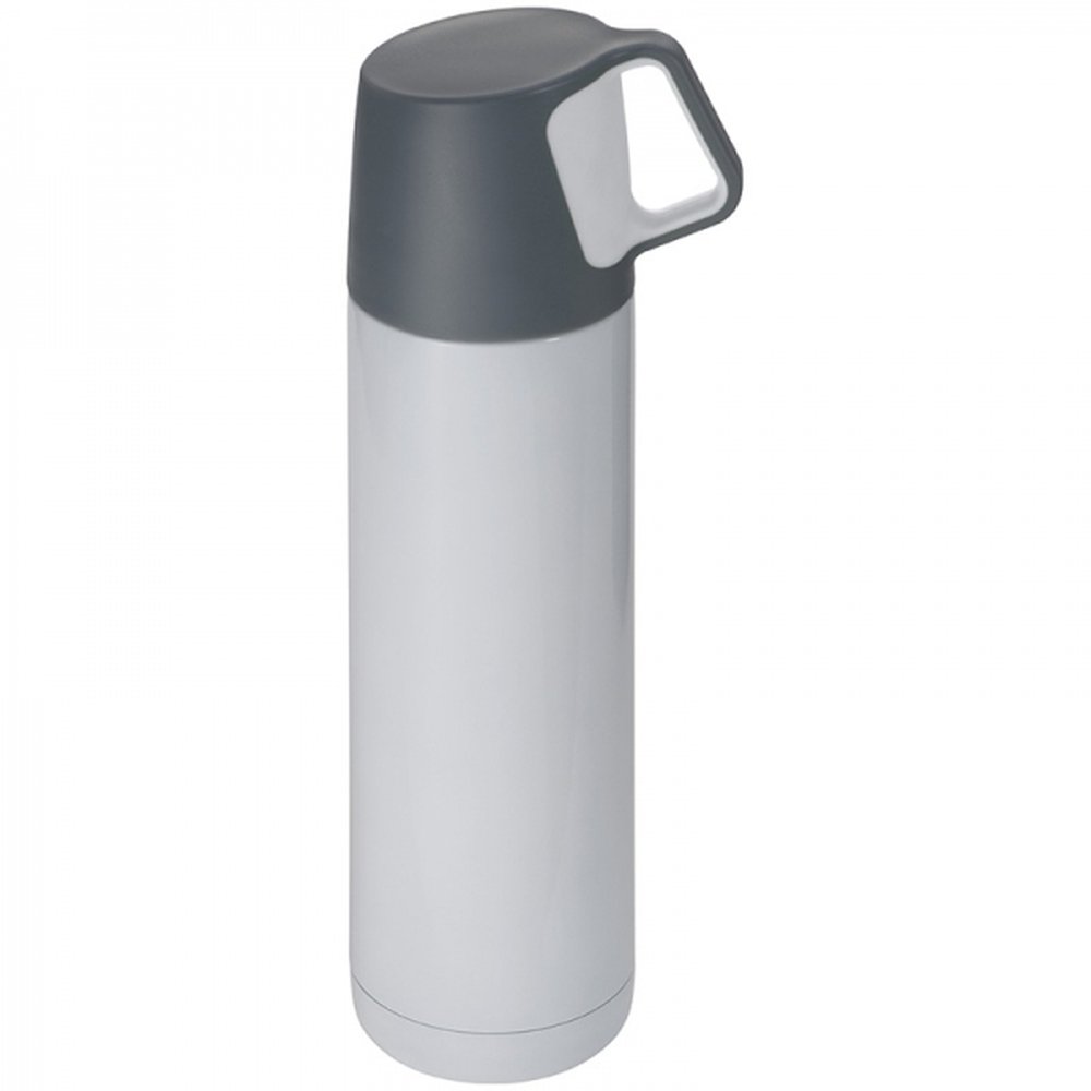 Termos stalowy CALERA 500ml z kubkiem - z nadrukiem logo - Termosy z nadrukiem logo | VEBI - zdjęcie 5