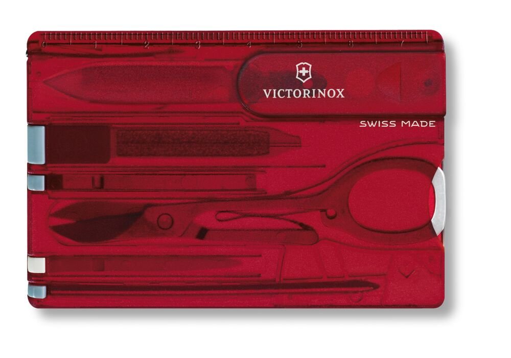 Karta narzędziowa Victorinox SwissCard Classic 10w1 - Akcesoria podróżne z nadrukiem logo | VEBI - zdjęcie 6