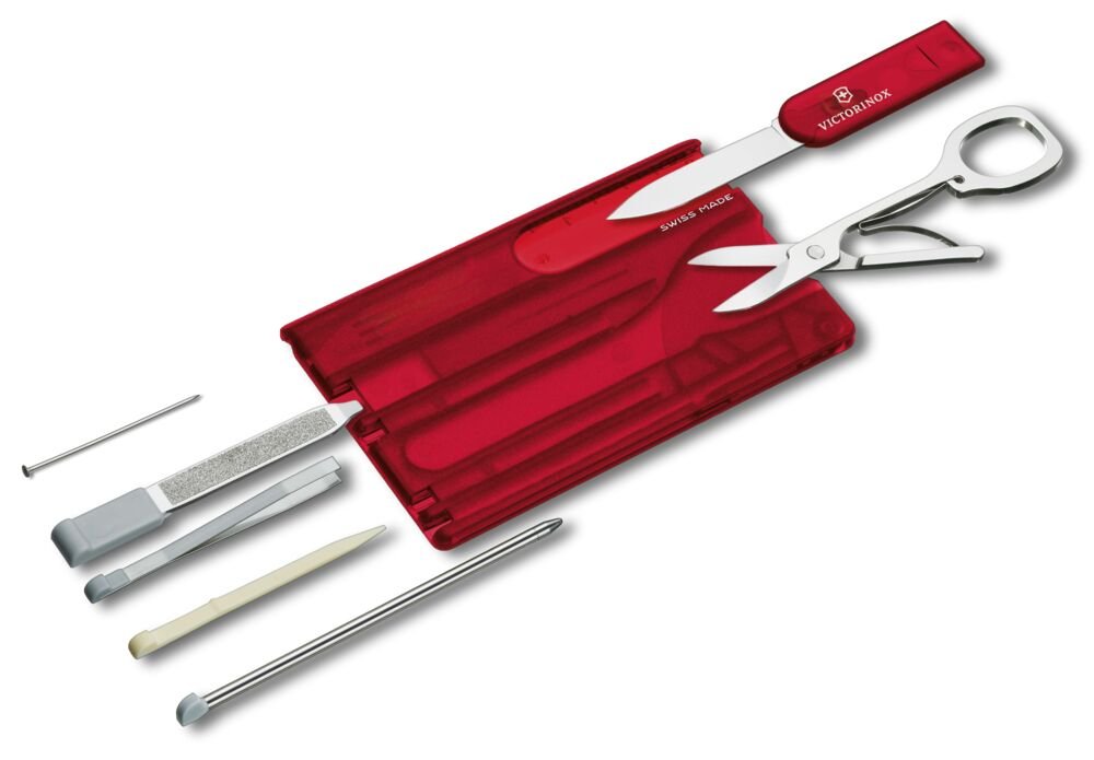 Karta narzędziowa Victorinox SwissCard Classic 10w1 - Akcesoria podróżne z nadrukiem logo | VEBI - zdjęcie 7