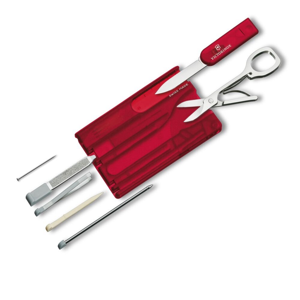 Karta narzędziowa Victorinox SwissCard Classic 10w1 - Akcesoria podróżne z nadrukiem logo | VEBI - zdjęcie 8