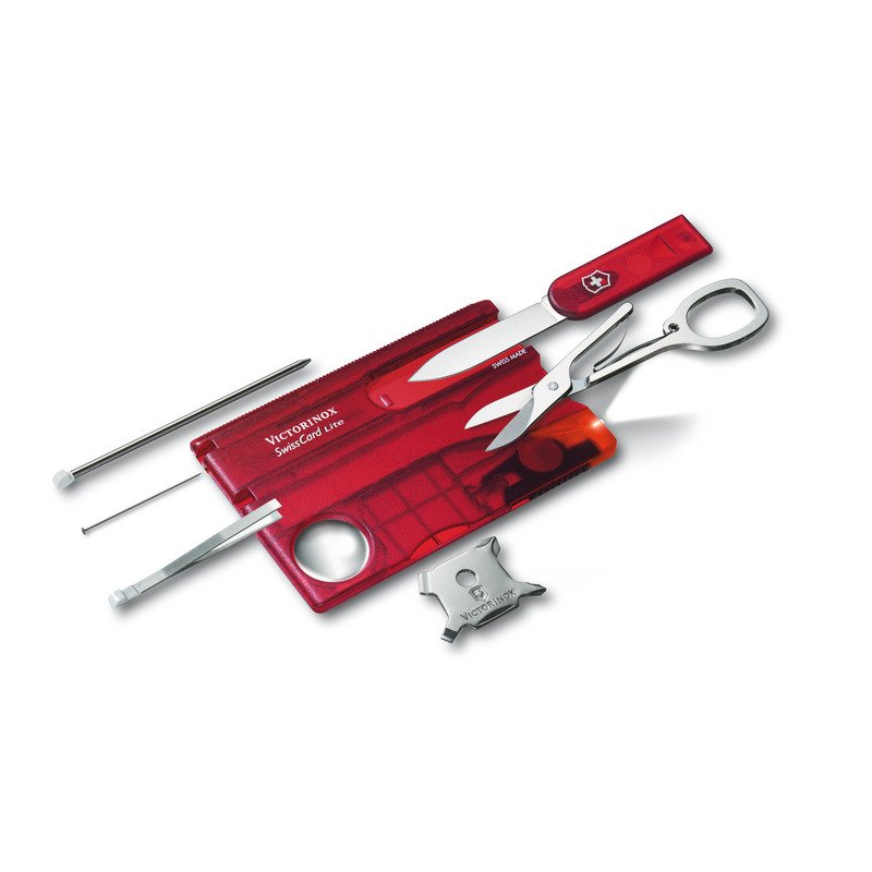 Wielofunkcyjna karta narzędziowa Victorinox SwissCard Lite - Noże i scyzoryki z nadrukiem logo | VEBI - zdjęcie 6