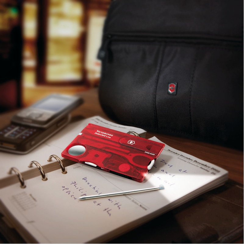 Wielofunkcyjna karta narzędziowa Victorinox SwissCard Lite - Noże i scyzoryki z nadrukiem logo | VEBI - zdjęcie 7