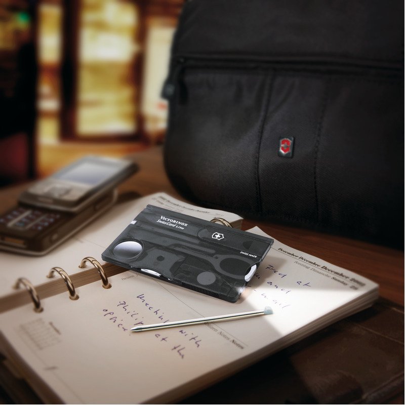 Wielofunkcyjna karta narzędziowa Victorinox SwissCard Lite - Noże i scyzoryki z nadrukiem logo | VEBI - zdjęcie 3