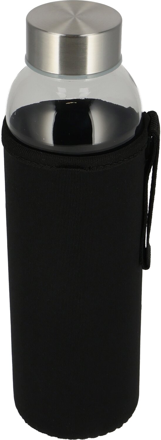Szklana butelka KLAGENFURT 500ml z etui neoprenowym - Akcesoria podróżne z nadrukiem logo | VEBI - zdjęcie 30