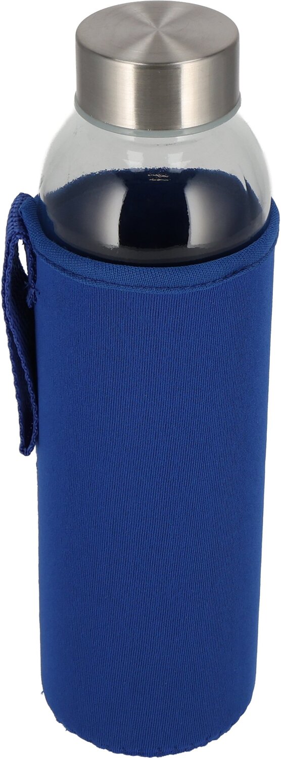 Szklana butelka KLAGENFURT 500ml z etui neoprenowym - Akcesoria podróżne z nadrukiem logo | VEBI - zdjęcie 110