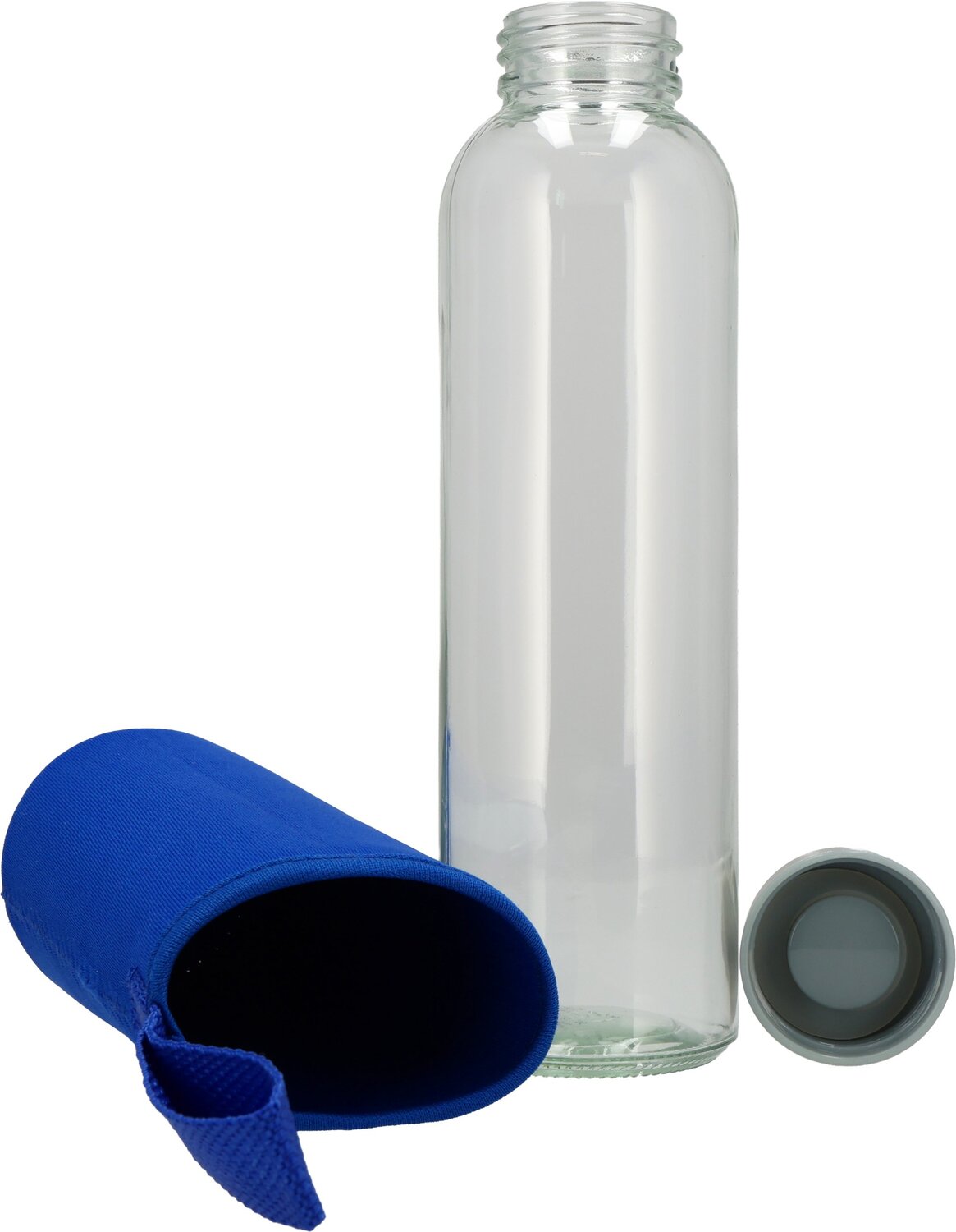 Szklana butelka KLAGENFURT 500ml z etui neoprenowym - Akcesoria podróżne z nadrukiem logo | VEBI - zdjęcie 116
