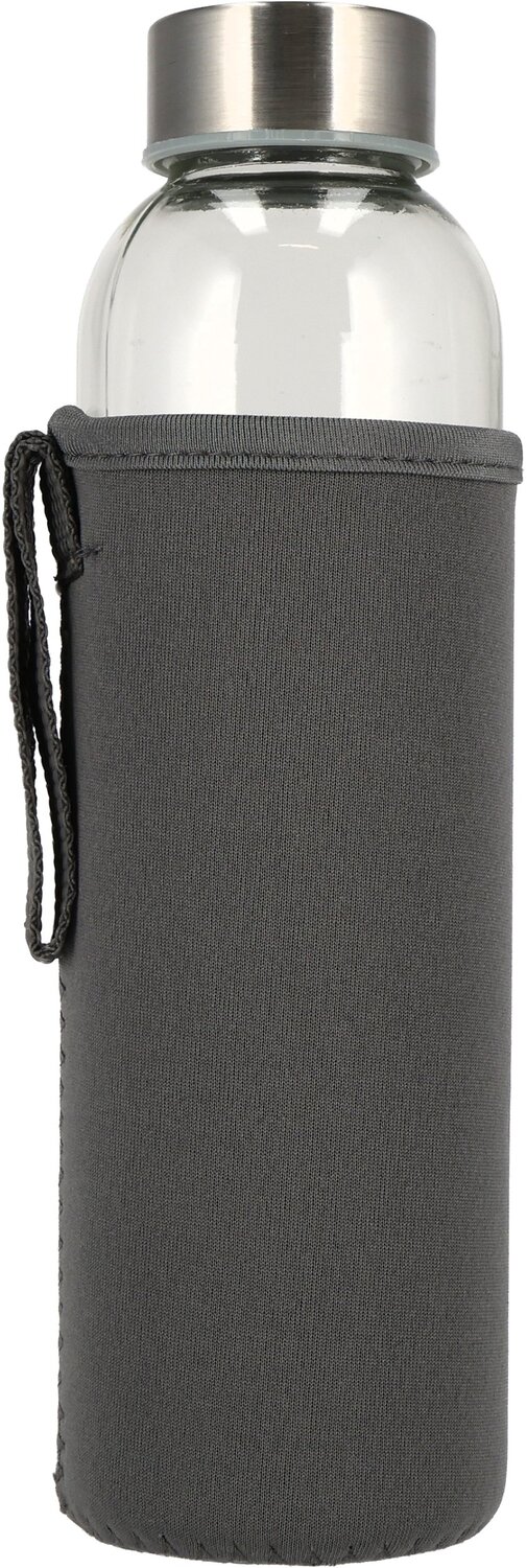 Szklana butelka KLAGENFURT 500ml z etui neoprenowym - Akcesoria podróżne z nadrukiem logo | VEBI - zdjęcie 149