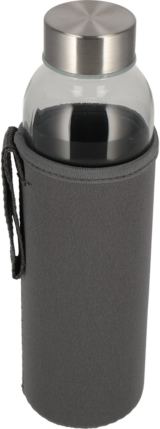 Szklana butelka KLAGENFURT 500ml z etui neoprenowym - Akcesoria podróżne z nadrukiem logo | VEBI - zdjęcie 150