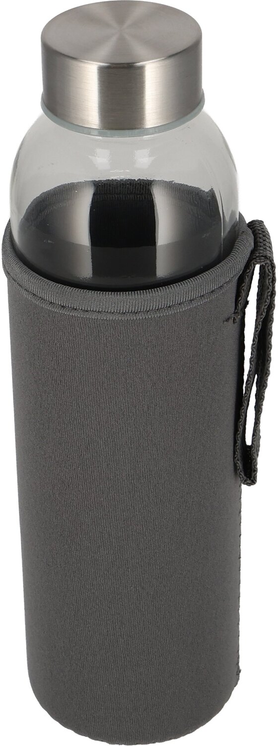 Szklana butelka KLAGENFURT 500ml z etui neoprenowym - Akcesoria podróżne z nadrukiem logo | VEBI - zdjęcie 152