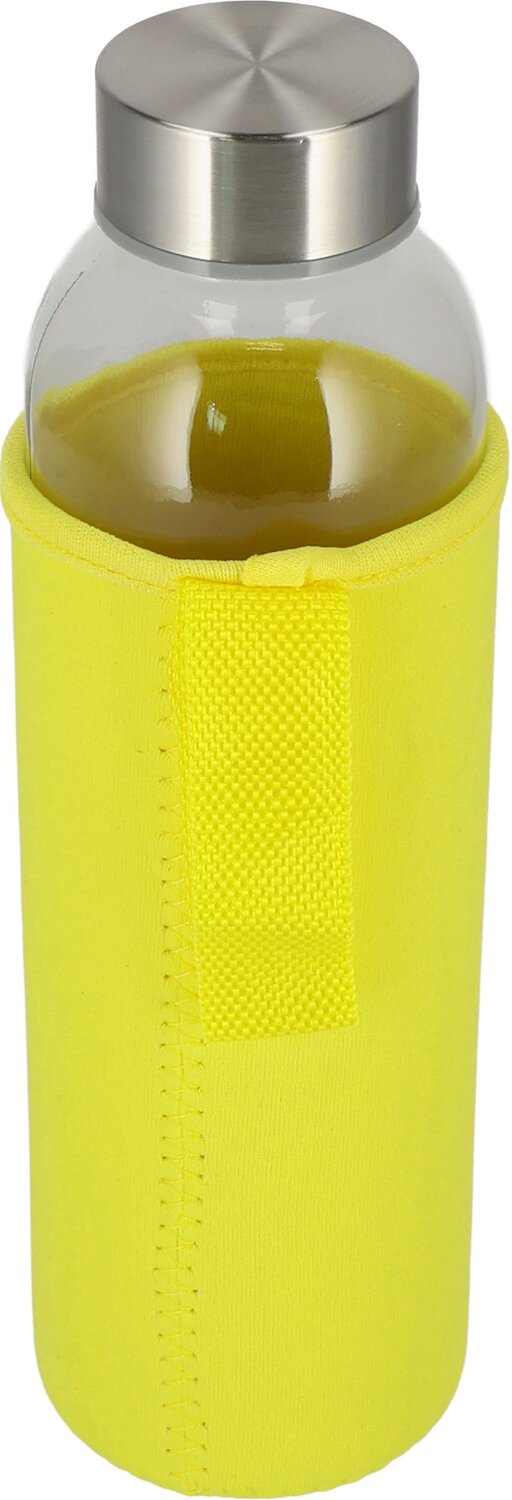 Szklana butelka KLAGENFURT 500ml z etui neoprenowym - Akcesoria podróżne z nadrukiem logo | VEBI - zdjęcie 180