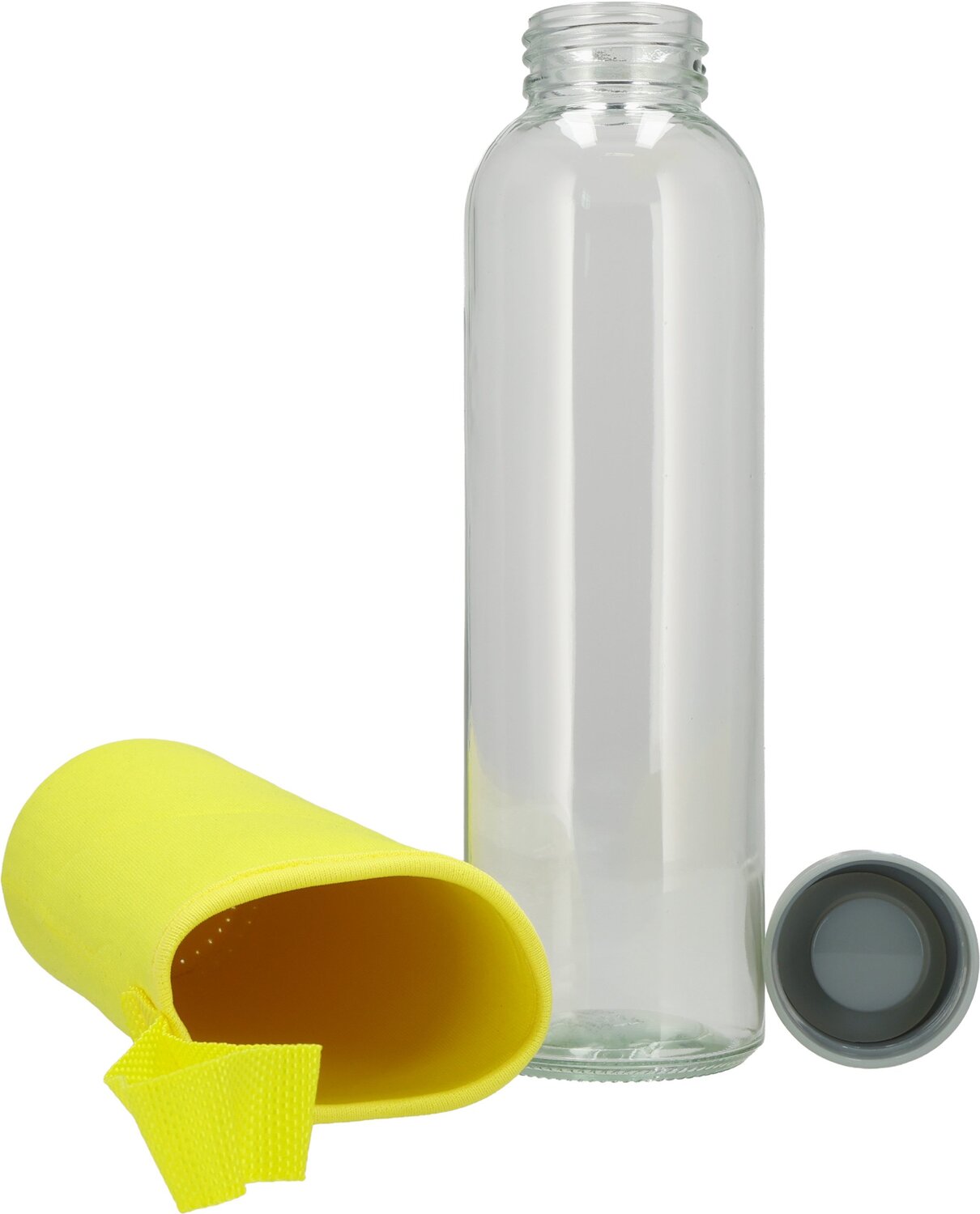 Szklana butelka KLAGENFURT 500ml z etui neoprenowym - Akcesoria podróżne z nadrukiem logo | VEBI - zdjęcie 183