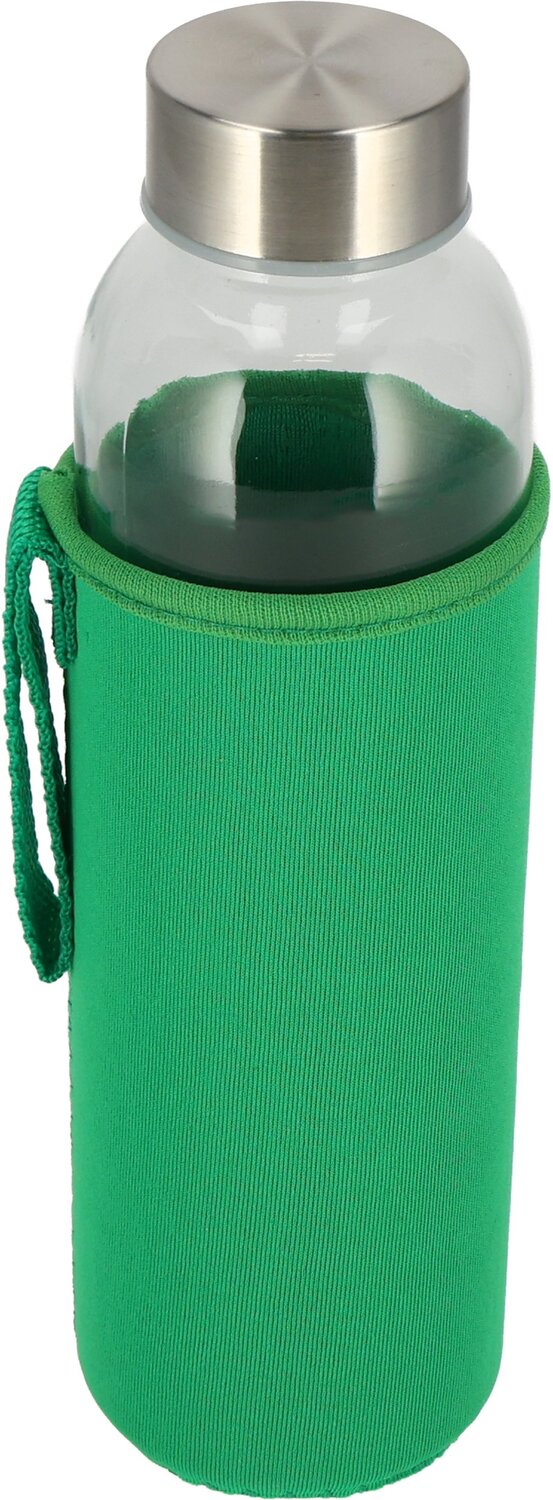 Szklana butelka KLAGENFURT 500ml z etui neoprenowym - Akcesoria podróżne z nadrukiem logo | VEBI - zdjęcie 164