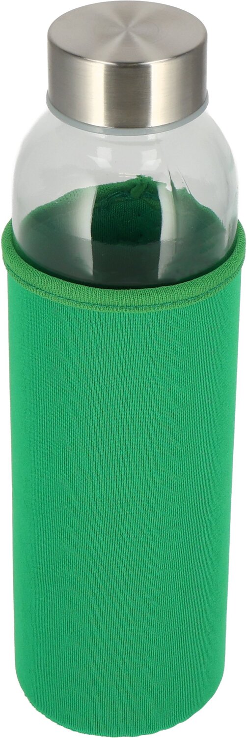 Szklana butelka KLAGENFURT 500ml z etui neoprenowym - Akcesoria podróżne z nadrukiem logo | VEBI - zdjęcie 165