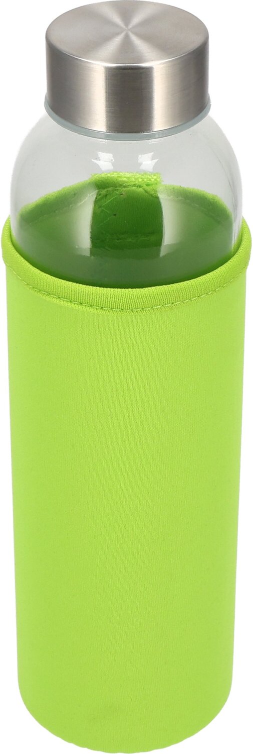 Szklana butelka KLAGENFURT 500ml z etui neoprenowym - Akcesoria podróżne z nadrukiem logo | VEBI - zdjęcie 97