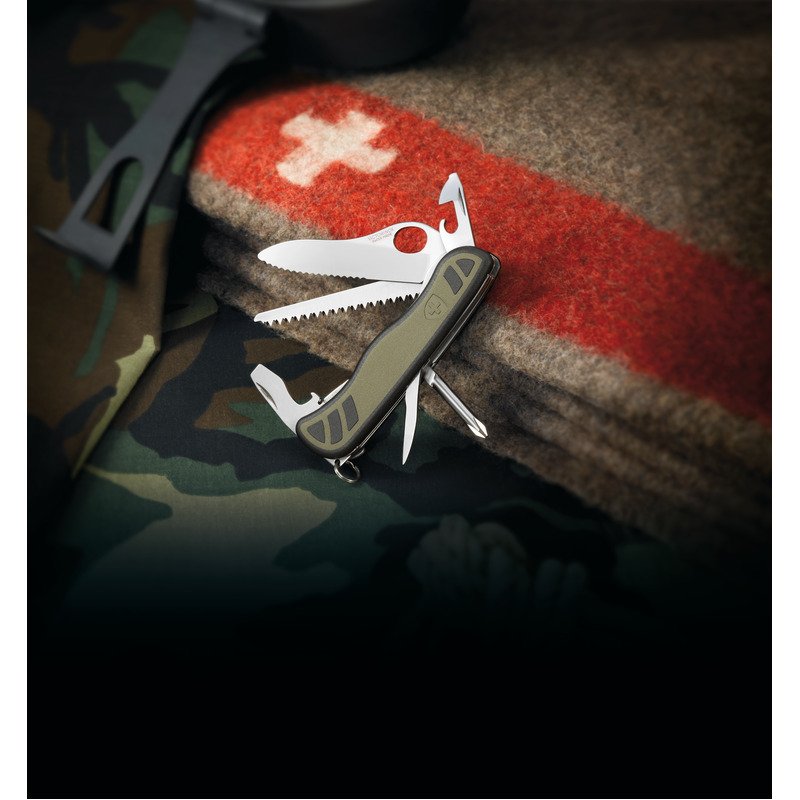 Wielofunkcyjny scyzoryk Victorinox Soldier\'s Knife 08 - Noże i scyzoryki z nadrukiem logo | VEBI - zdjęcie 4