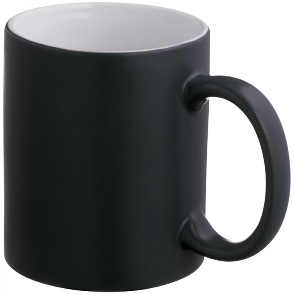 Kubek ceramiczny THESSALONIKI z matową powierzchnią 300ml - Kubki z nadrukiem logo | VEBI - zdjęcie 2