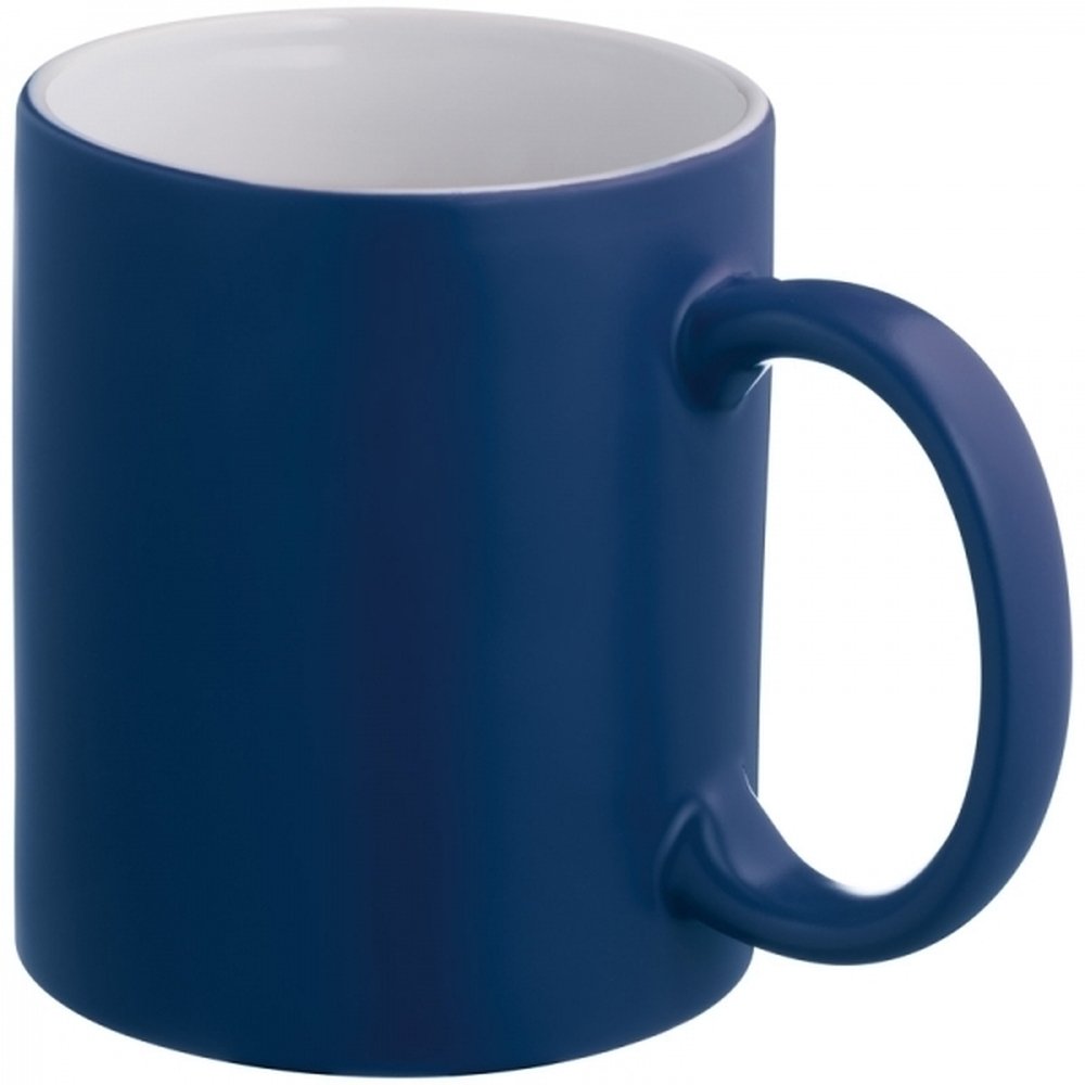Kubek ceramiczny THESSALONIKI z matową powierzchnią 300ml - Kubki z nadrukiem logo | VEBI - zdjęcie 8
