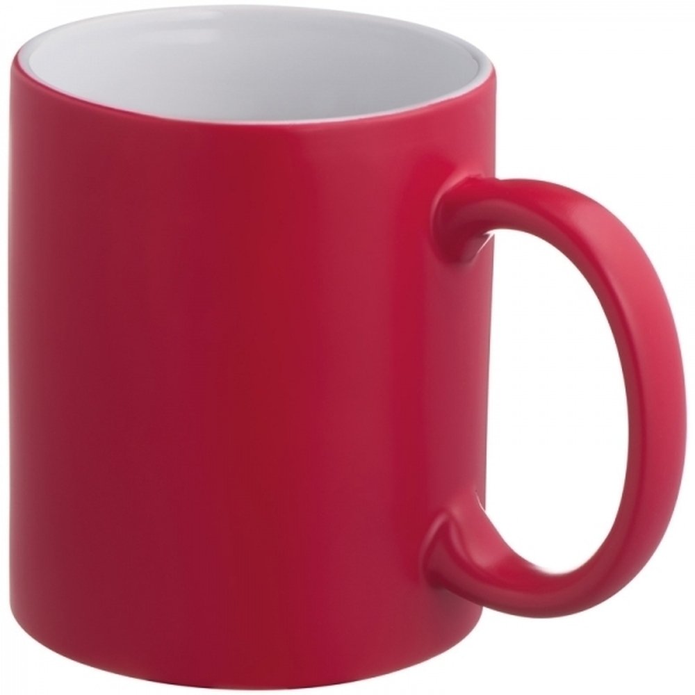 Kubek ceramiczny THESSALONIKI z matową powierzchnią 300ml - Kubki z nadrukiem logo | VEBI - zdjęcie 5
