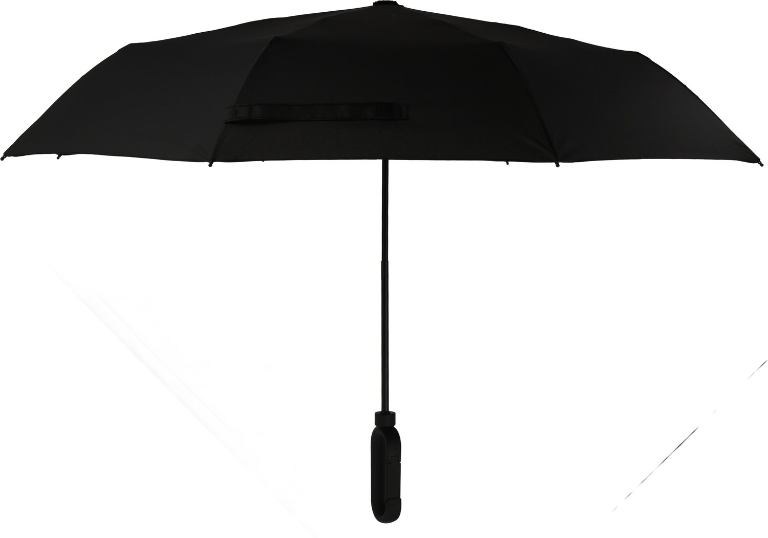 Parasol reklamowy manualny z karabińczykiem 98cm ERDING - Panel poniżej 100 cm z nadrukiem logo | VEBI - zdjęcie 8