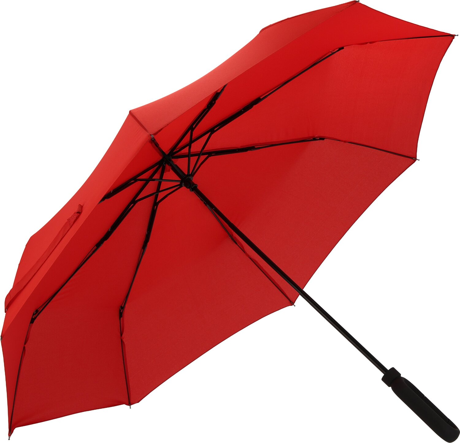 Parasol reklamowy manualny z karabińczykiem 98cm ERDING - Panel poniżej 100 cm z nadrukiem logo | VEBI - zdjęcie 13
