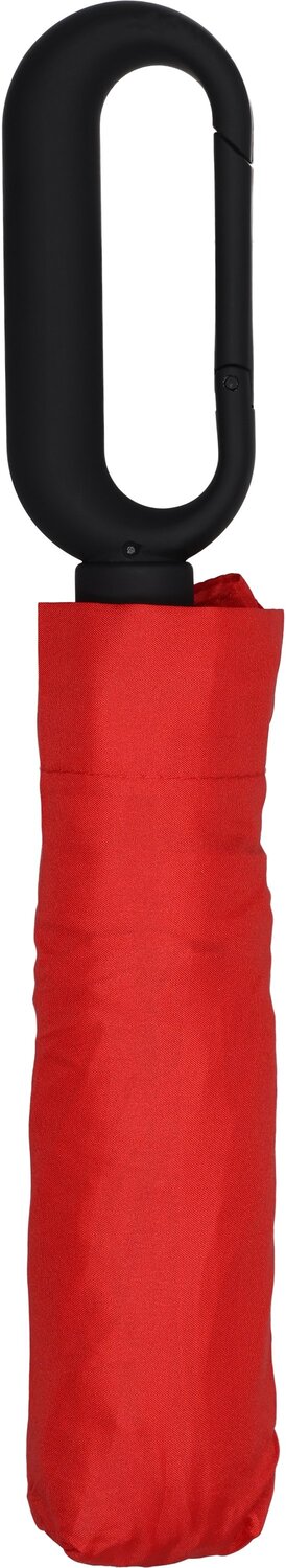 Parasol reklamowy manualny z karabińczykiem 98cm ERDING - Panel poniżej 100 cm z nadrukiem logo | VEBI - zdjęcie 16
