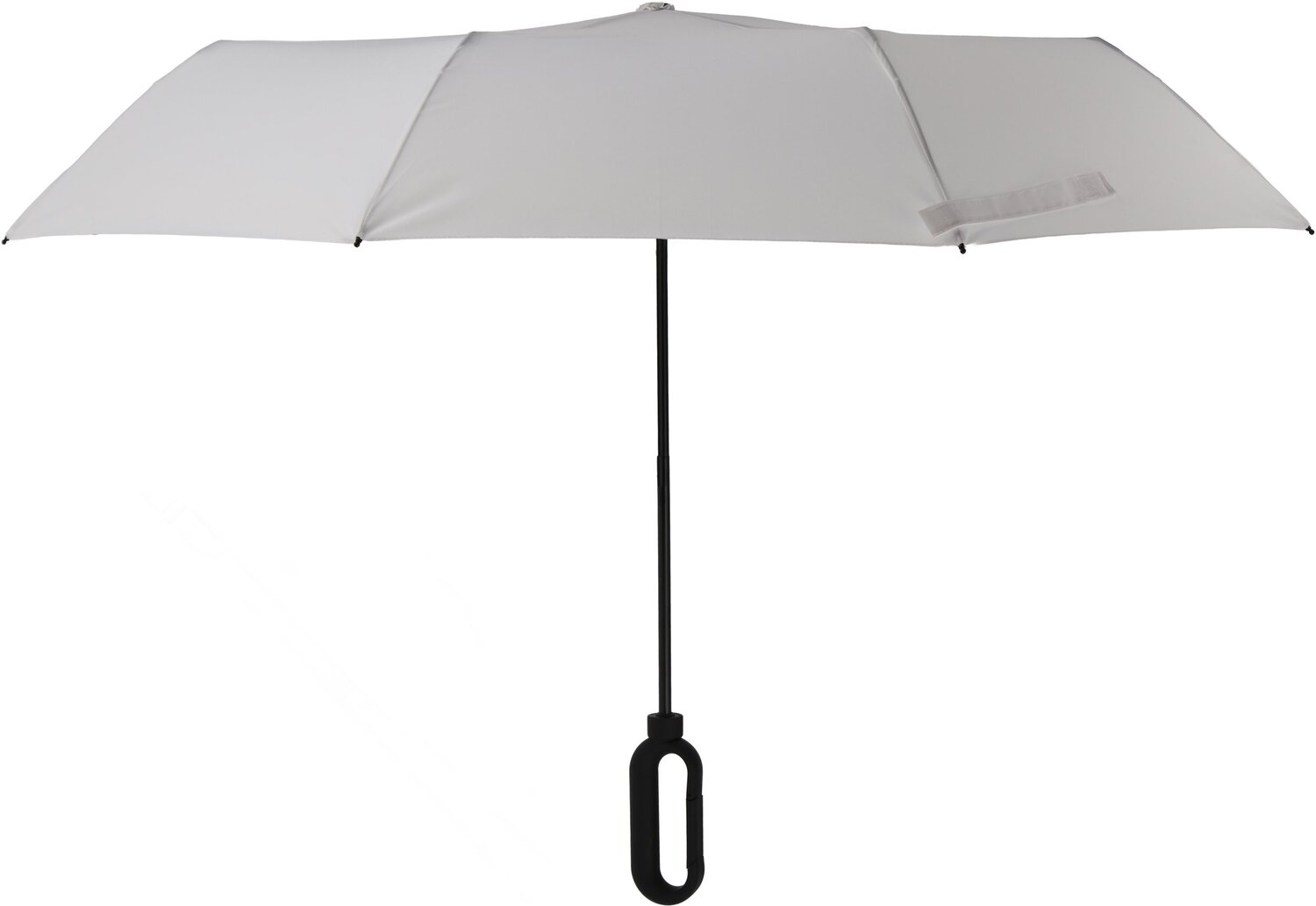 Parasol reklamowy manualny z karabińczykiem 98cm ERDING - Panel poniżej 100 cm z nadrukiem logo | VEBI - zdjęcie 2