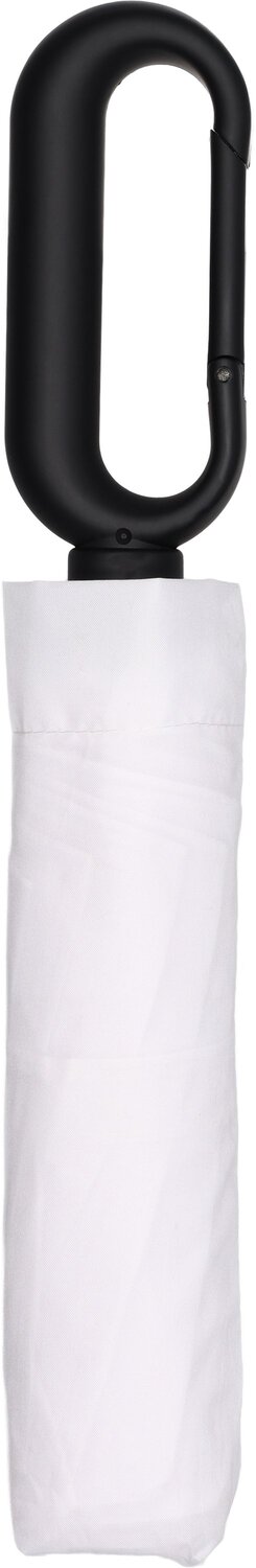 Parasol reklamowy manualny z karabińczykiem 98cm ERDING - Panel poniżej 100 cm z nadrukiem logo | VEBI - zdjęcie 4
