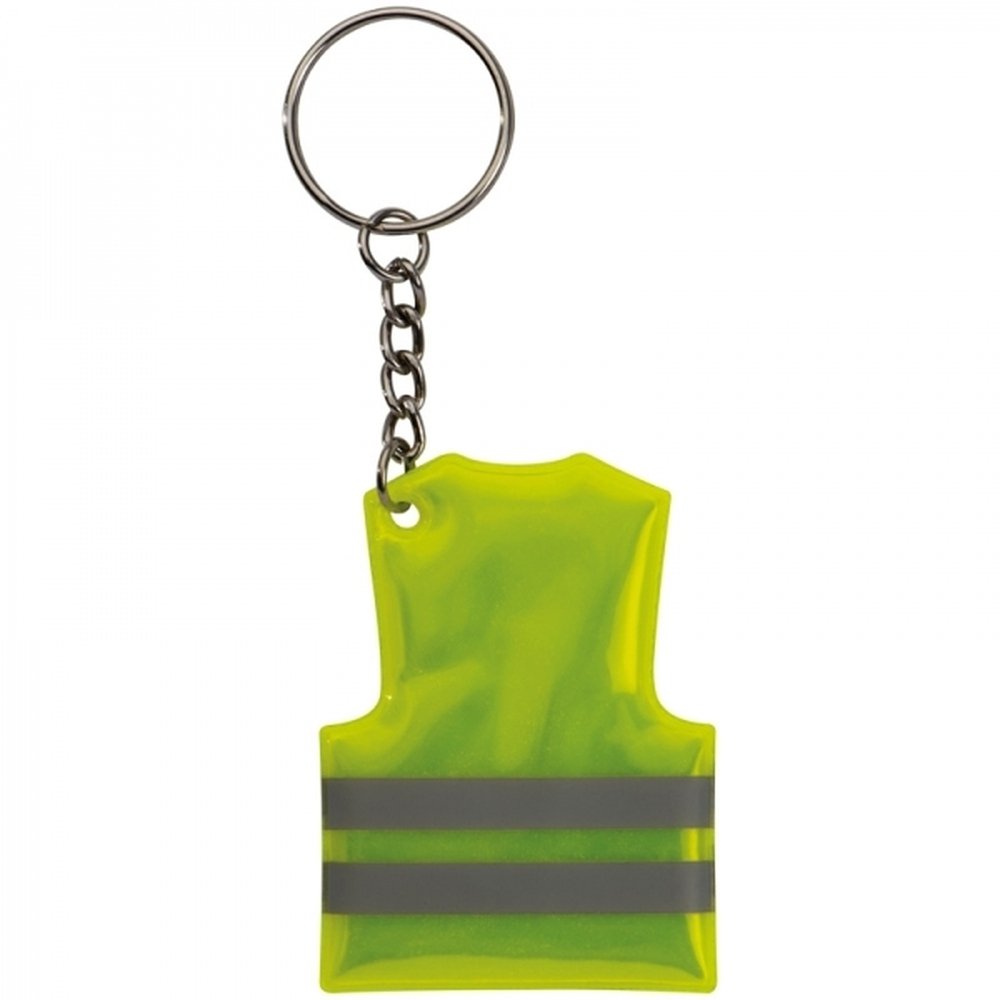 Brelok odblaskowy SPEEDY - kamizelka z PVC