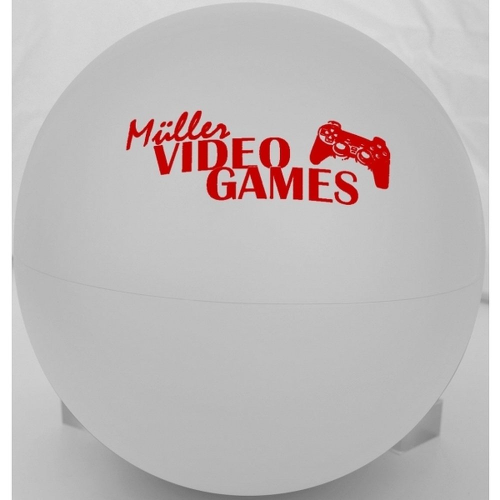 Dmuchana piłka plażowa Orlando 26cm - z nadrukiem logo - zdjęcie 3