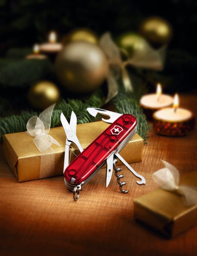 Scyzoryk Victorinox Climber - 15 funkcji w przezroczystej obudowie - Noże i scyzoryki z nadrukiem logo | VEBI - zdjęcie 5
