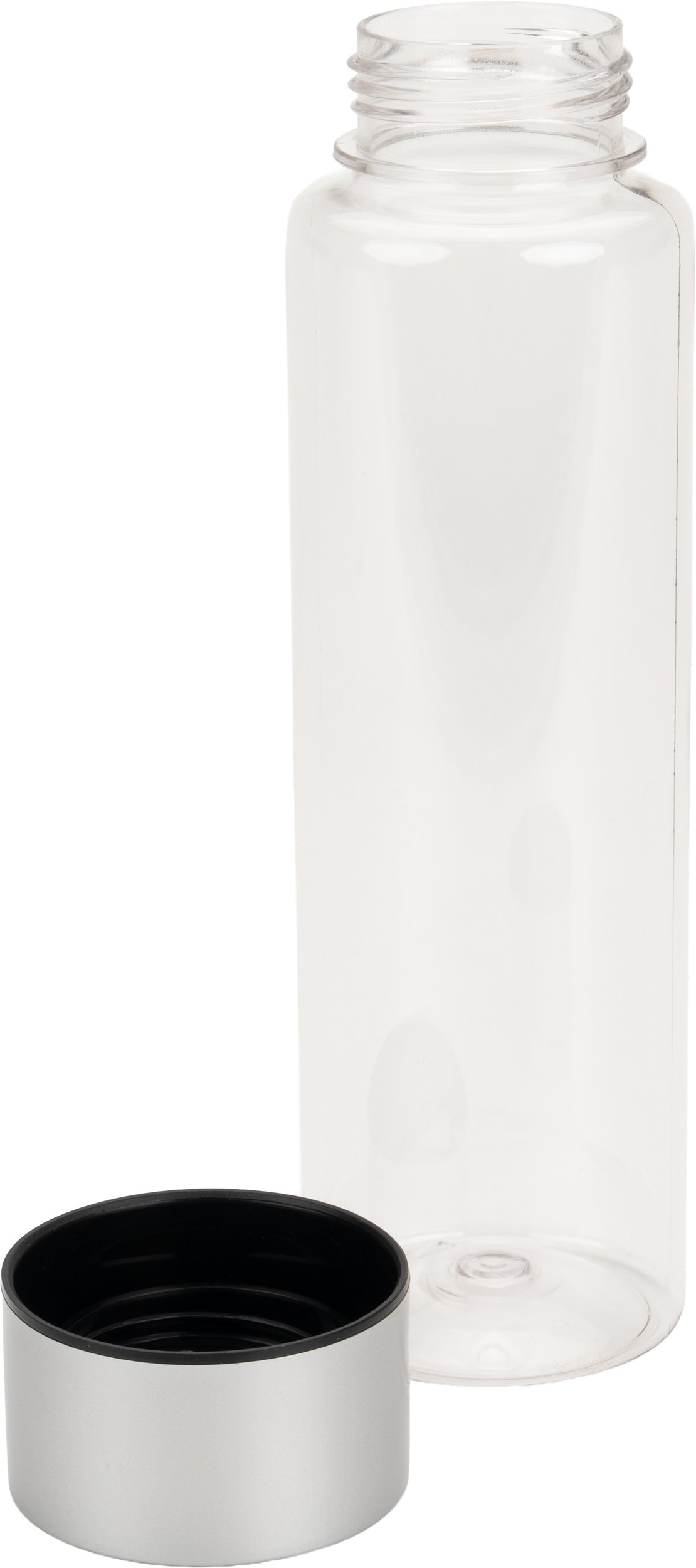 Butelka reklamowa z tritanu AVERSA 900ml - przezroczysta z aluminium - zdjęcie 3