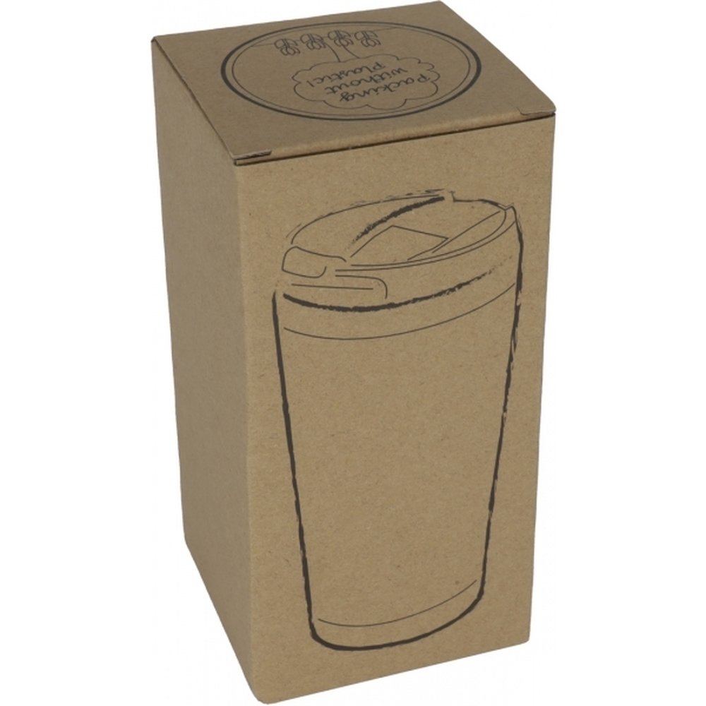 Kubek termiczny z bambusem BAMBOOGARDEN 400ml - Kubki i butelki termiczne z nadrukiem logo | VEBI - zdjęcie 6