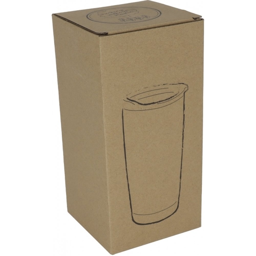Kubek termiczny Costa Rica 550ml - stal z wykończeniem drewna - Kubki i butelki termiczne z nadrukiem logo | VEBI - zdjęcie 6