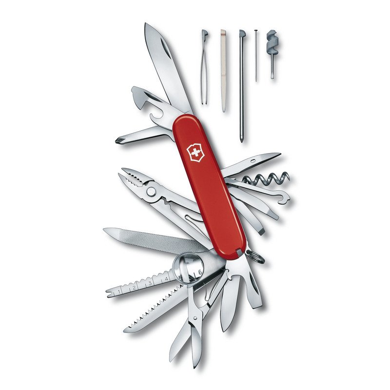 Scyzoryk wielofunkcyjny SwissChamp Victorinox - 33 narzędzia - Noże i scyzoryki z nadrukiem logo | VEBI - zdjęcie 4