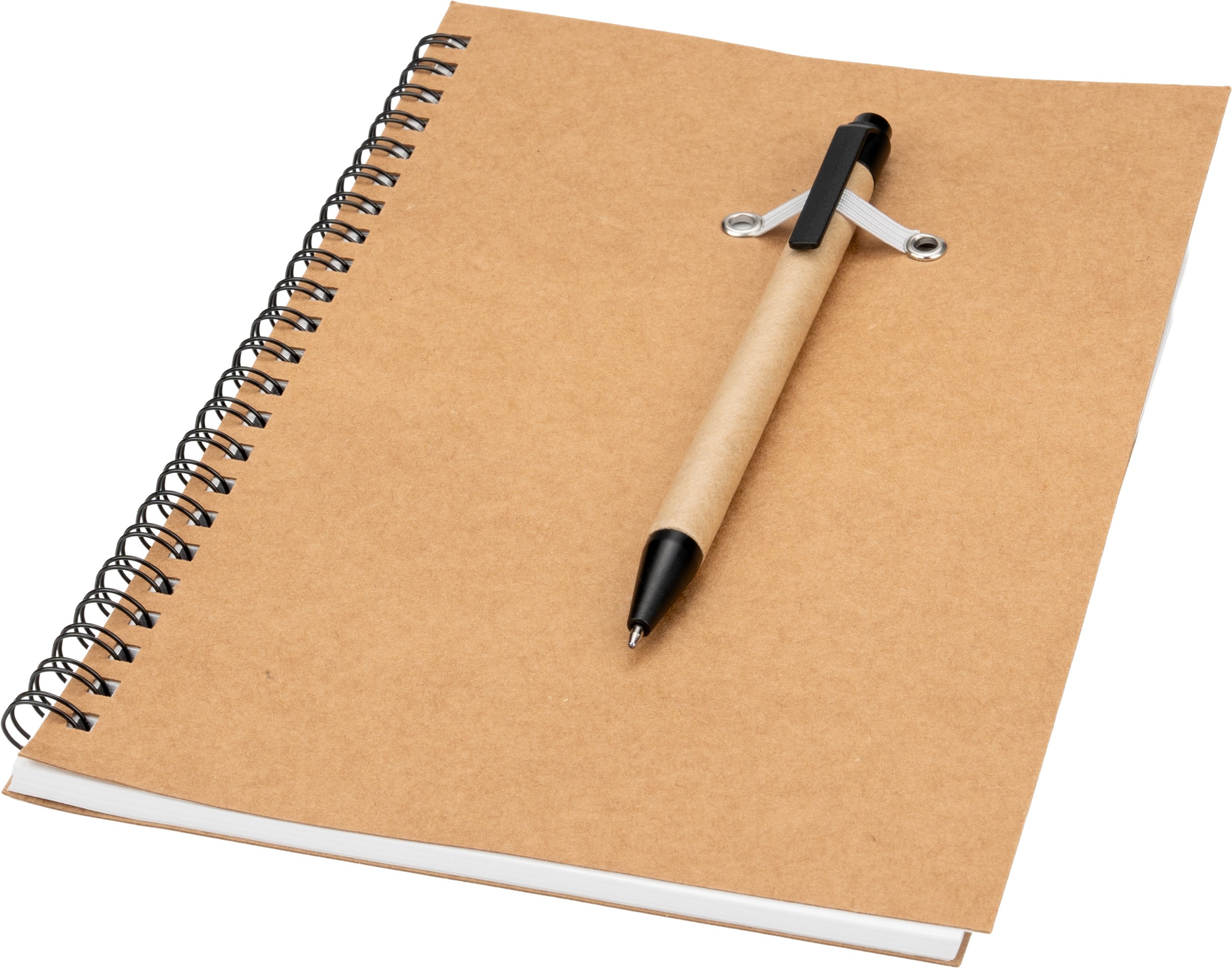 Ekologiczny zestaw A5 - notes z długopisem z recyklingu