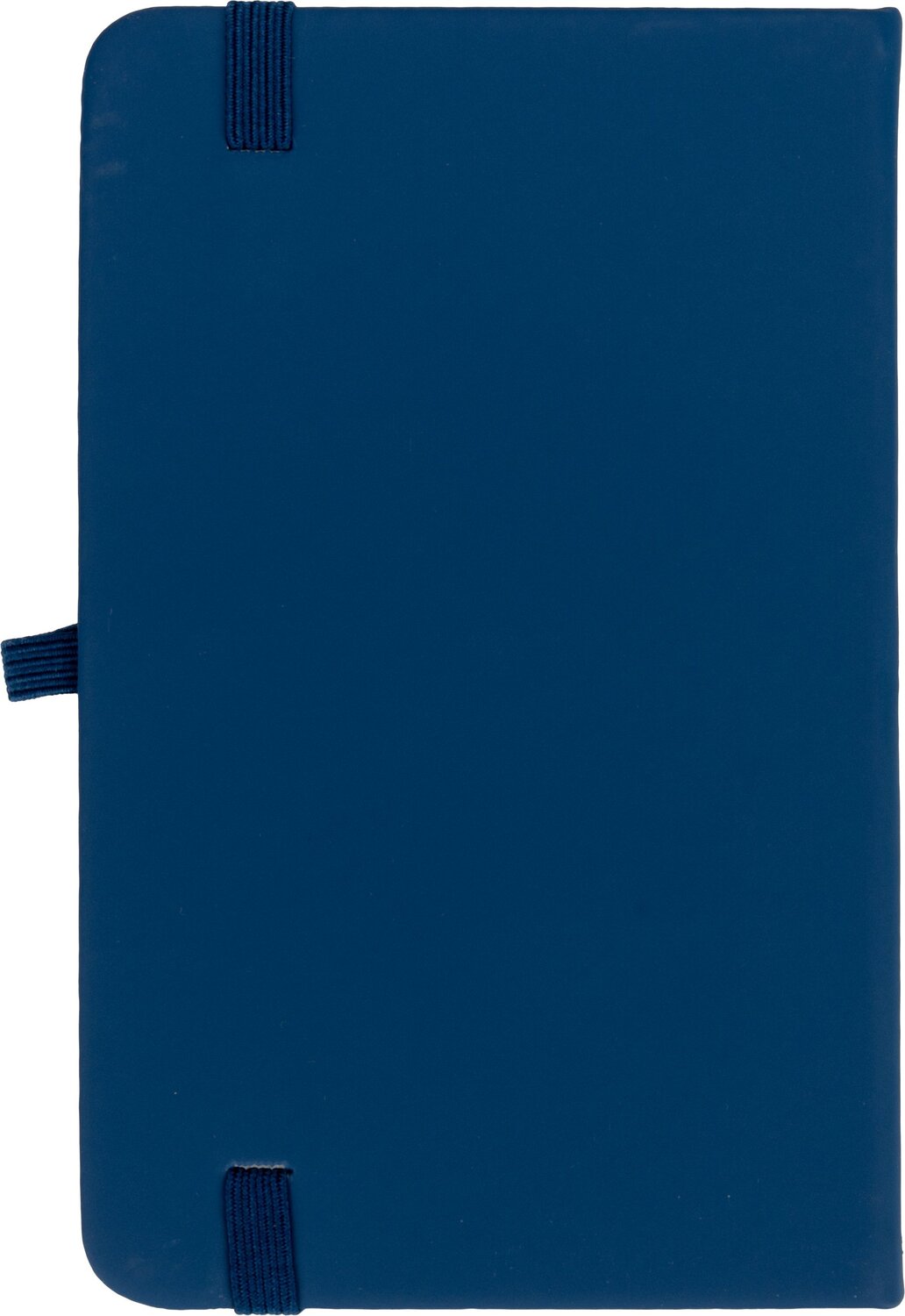 Notes A6 z gładkimi kartkami LUBECK - 190 stron z gumką - Notatniki i notesy z nadrukiem logo | VEBI - zdjęcie 58