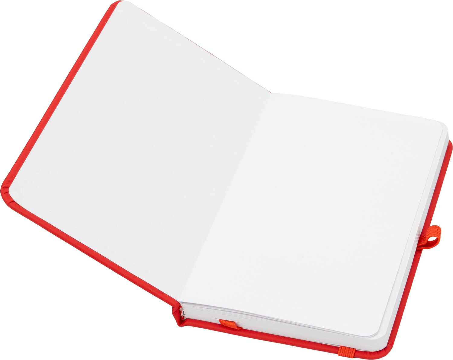 Notes A6 z gładkimi kartkami LUBECK - 190 stron z gumką - Notatniki i notesy z nadrukiem logo | VEBI - zdjęcie 26