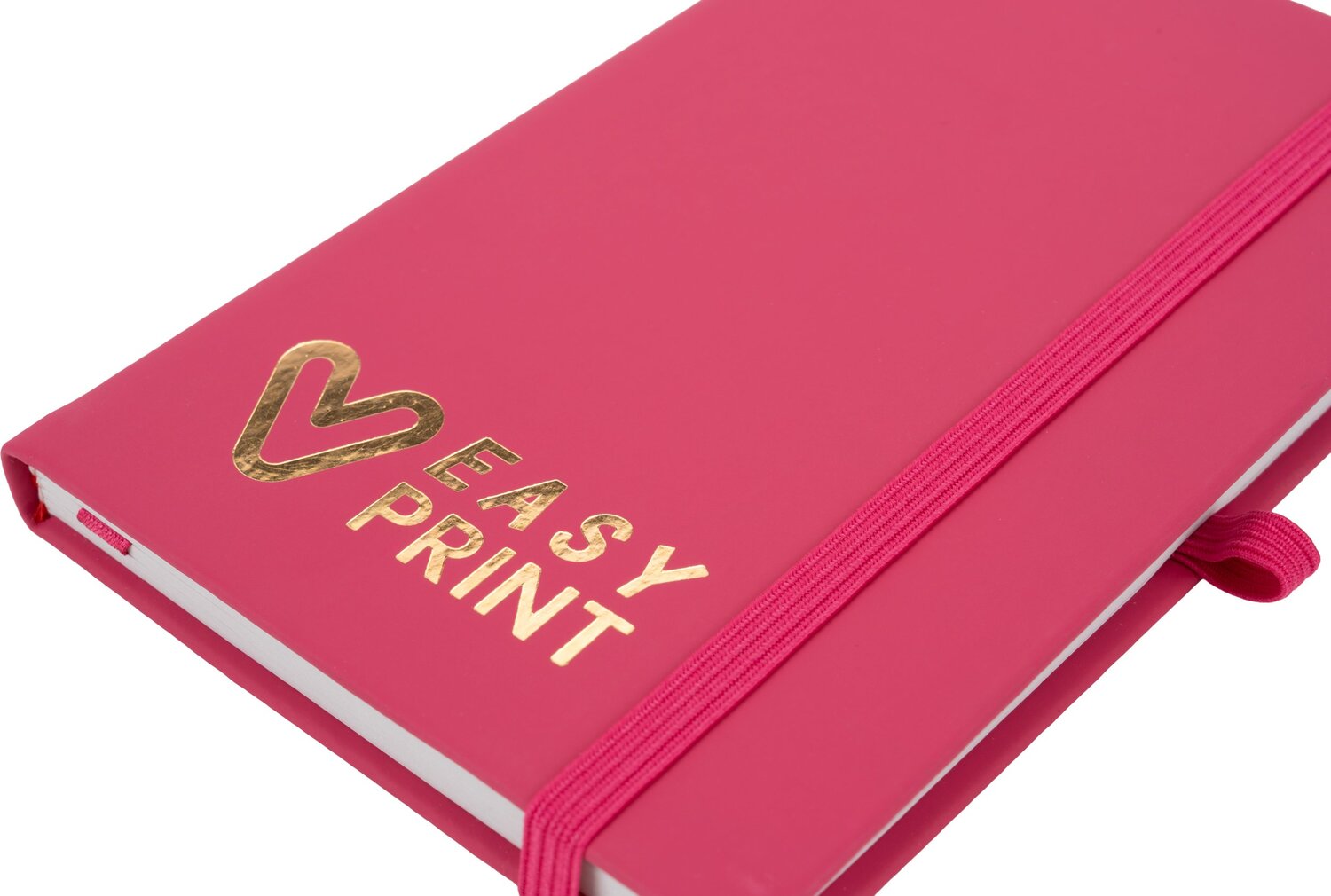 Notes A6 z gładkimi kartkami LUBECK - 190 stron z gumką - Notatniki i notesy z nadrukiem logo | VEBI - zdjęcie 85